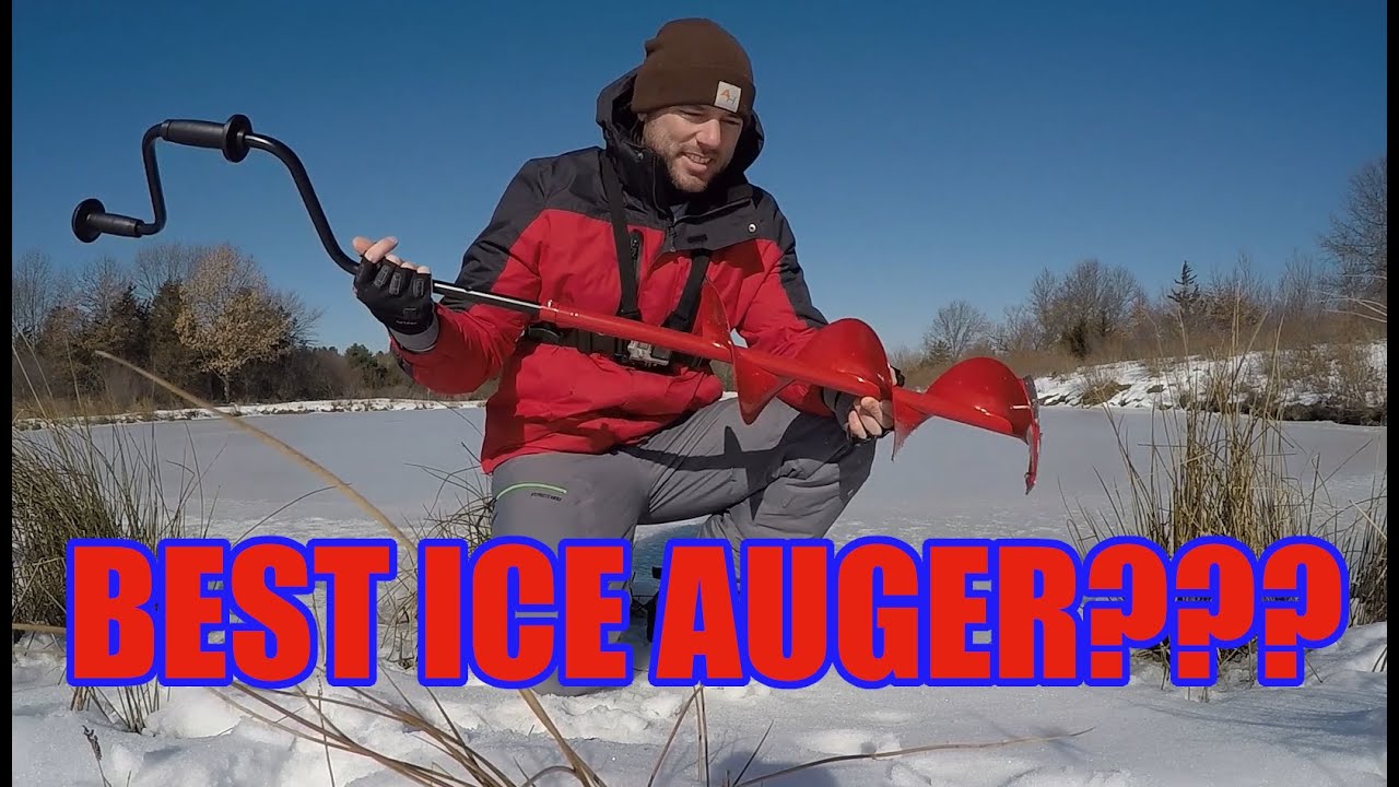 Best Ice Auger? Amazon Ice Auger Review. Eskimo Manual Ice Auger.