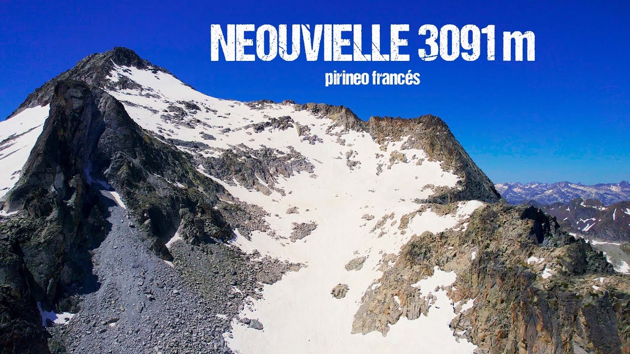 Pico Neouvielle 3091m, pirineo francés en primavera