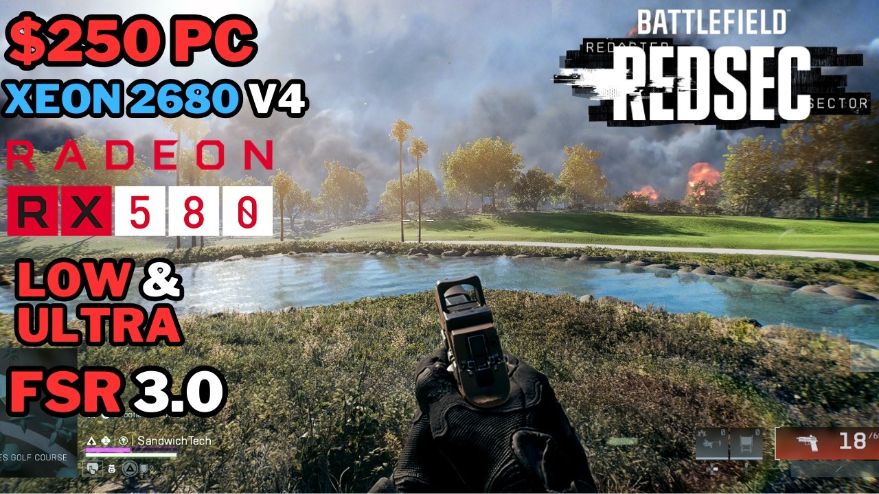 Battlefield 6 Battle Royale Mode On A $250 PC | Xeon E5-2680 v4 + RX 580 8GB (2048SP) | Low - Ultra