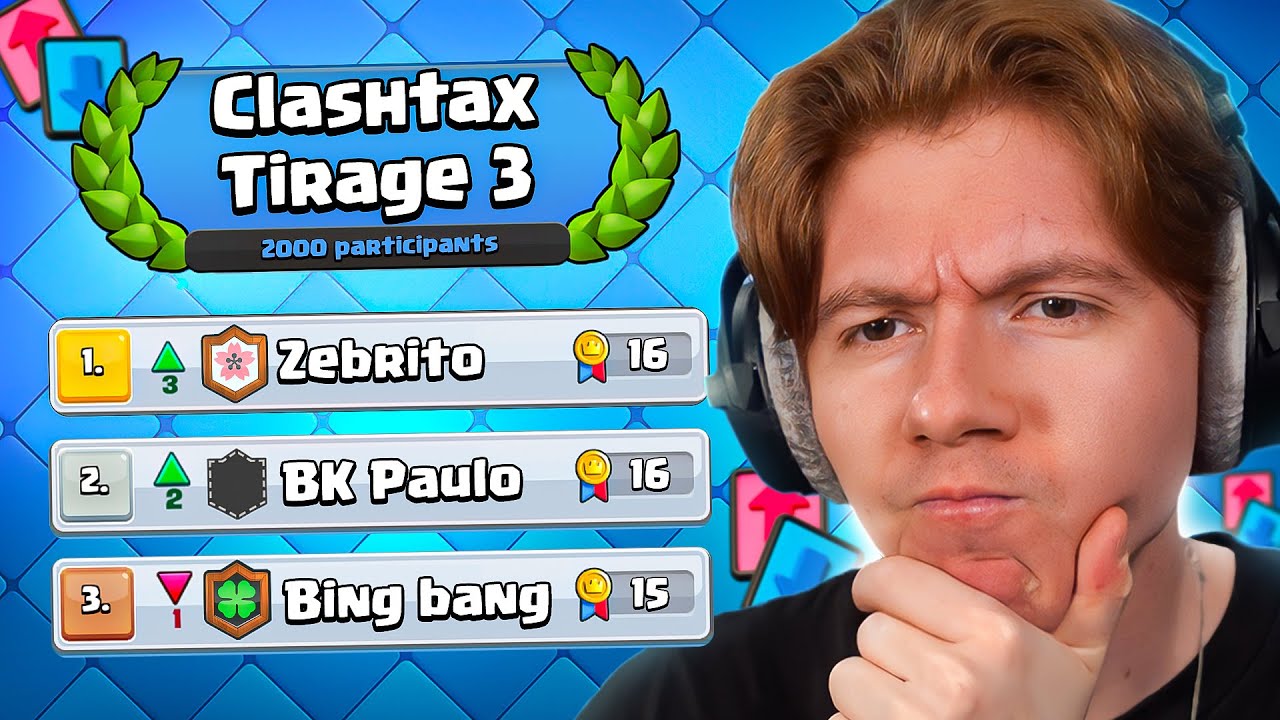 2000 JOUEURS s'affrontent en TIRAGE (ouvert à tous) !!! - CLASHTAX TIRAGE 3