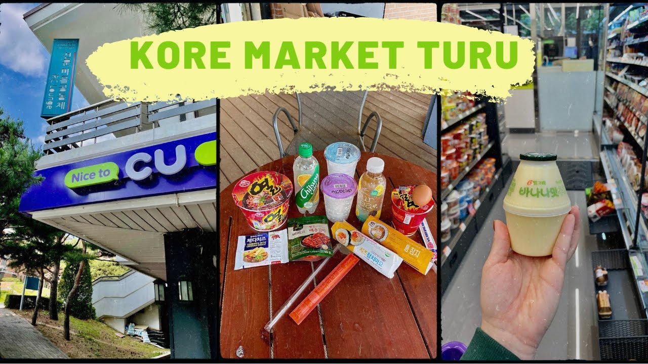 KORE MARKET TURU | Kore Market Ürünleri ve Fiyatlar, Market Alışverişlerim ve Markette Ramen Yemek🍱🥢