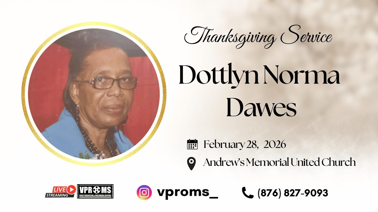 Service of Thanksgiving for the life of Dottlyn Norma Dawes