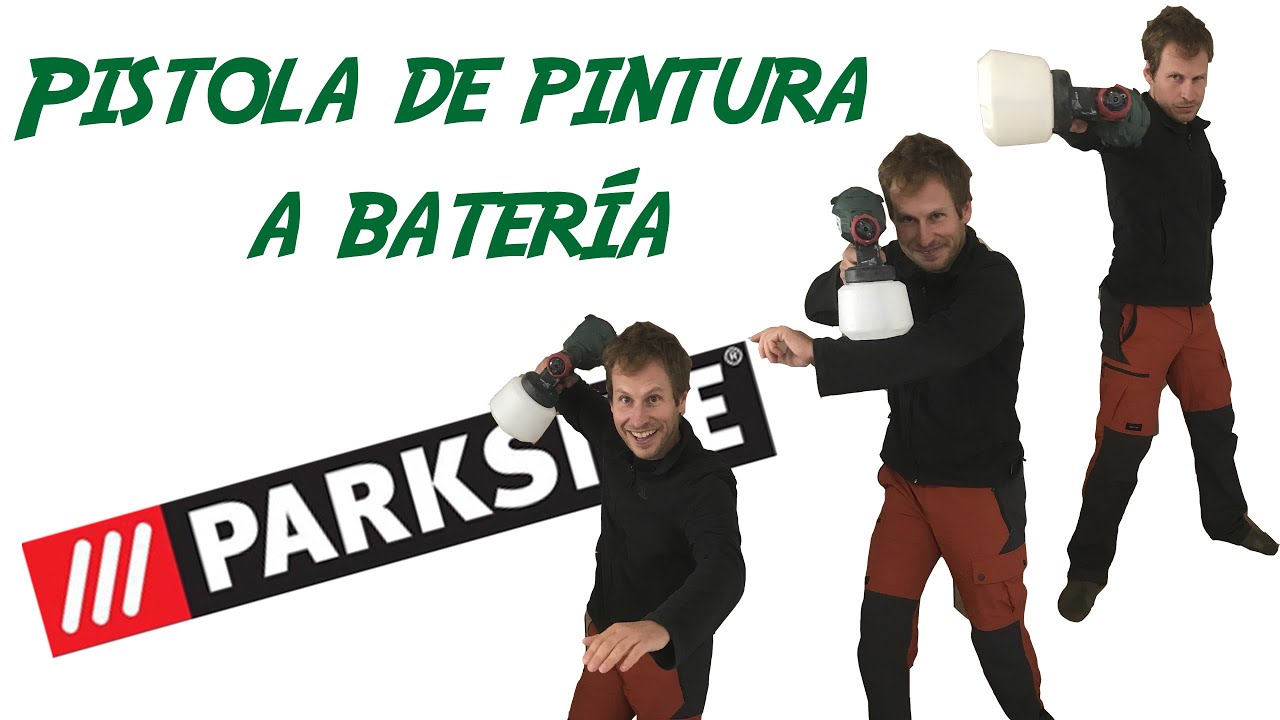 #PARKSIDE - Pistola de pintura a batería - con utilización de un medidor de viscosidad del kit