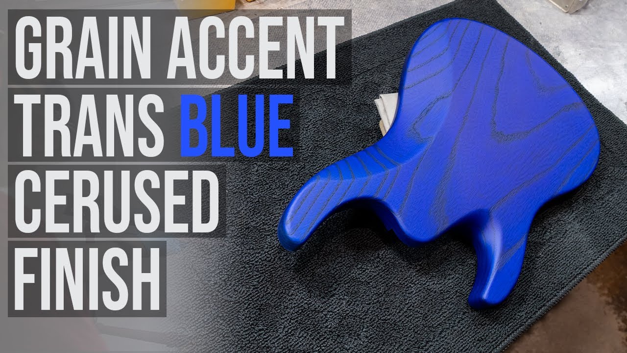 Finishing Process of this Minerva in Trans Blue