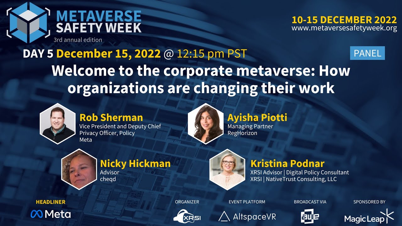 Day 5 | Welcome To The Corporate Metaverse: How Organizations Are Changing Their Work.