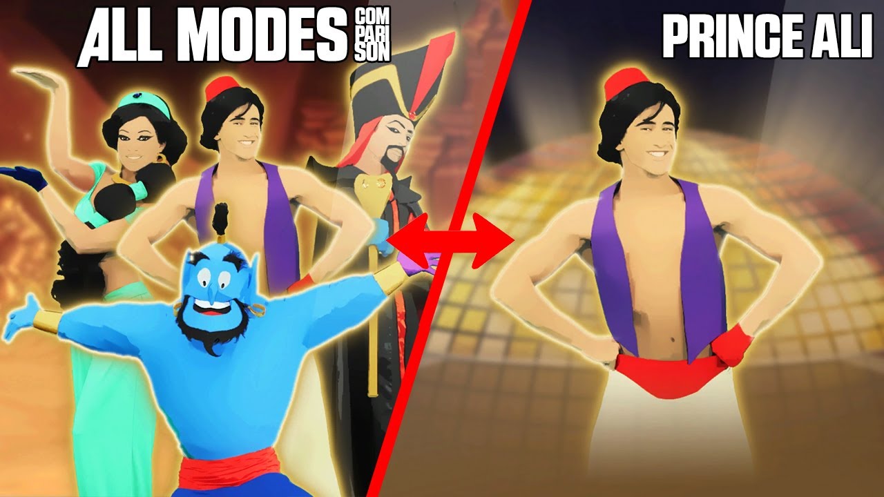 JUST DANCE COMPARISON - PRINCE ALI [ALL MODES]