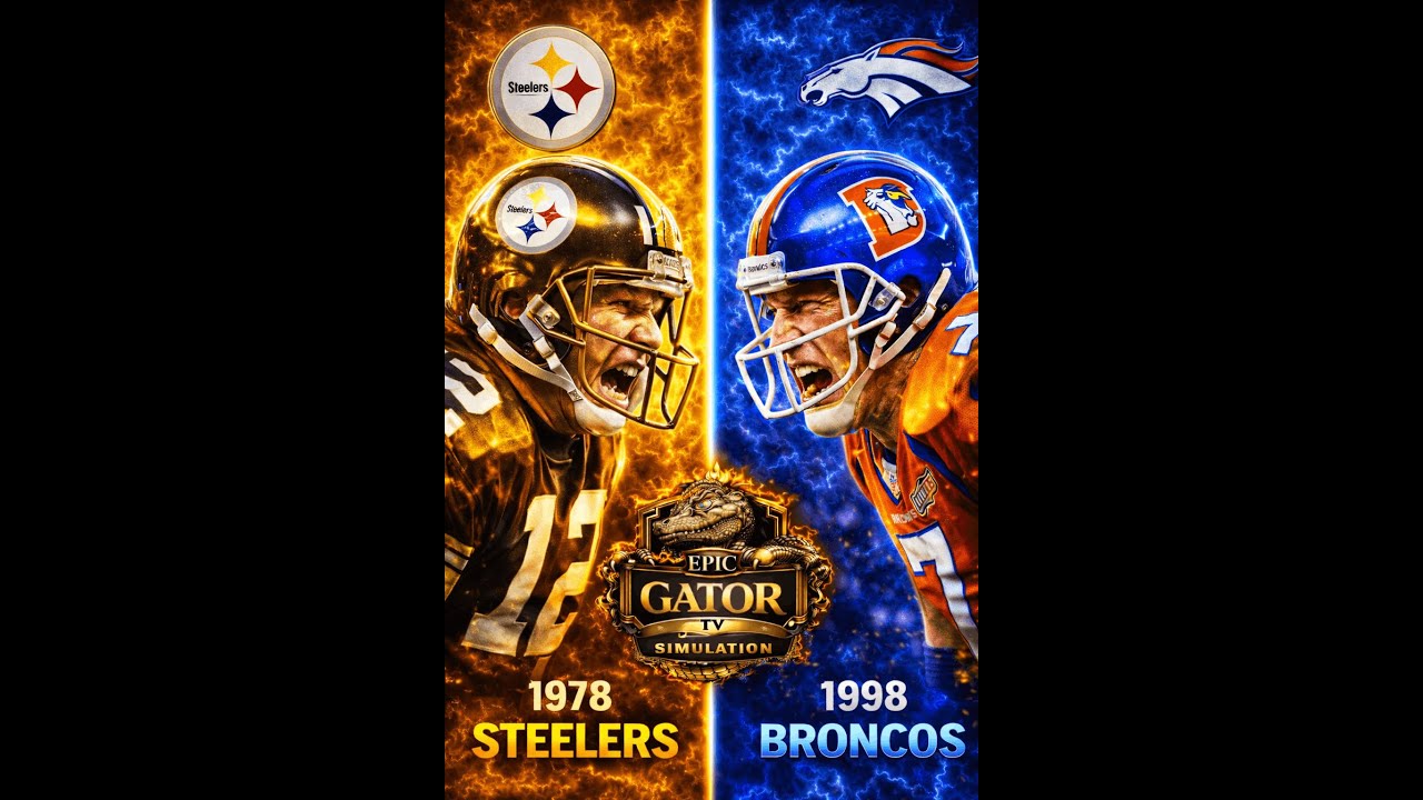 🏈 1978 Steelers vs 1998 Broncos | EGTV Simulation | Elway Buries the Steel Curtain. RIP. 🔥🪦