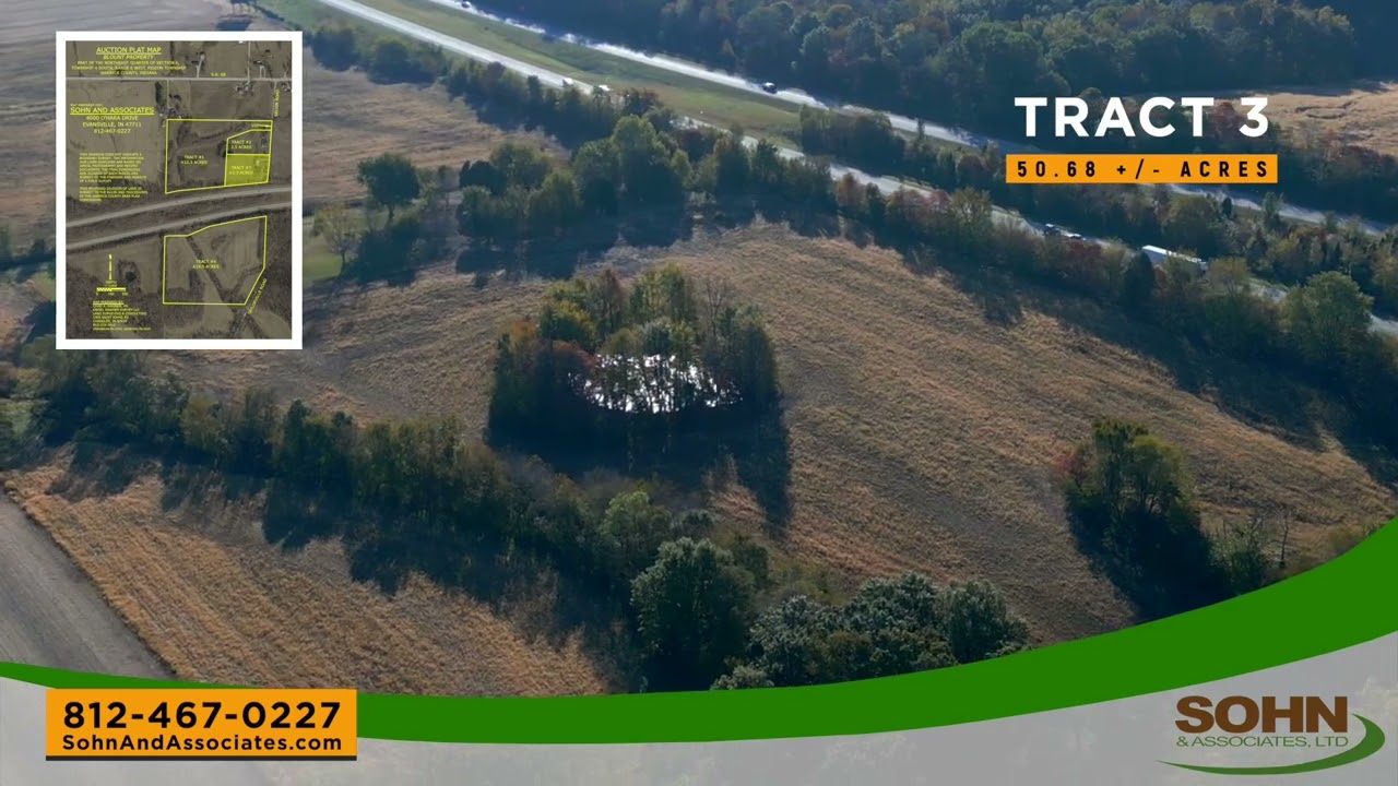 37.6+/- Acres Plus Home in Warrick Co. & 58.5+/- Acres in Pike Co. at Auction!