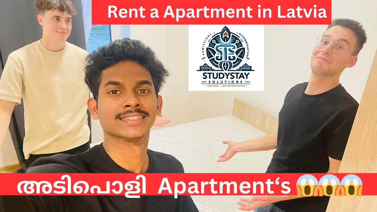 Latvia Indian‘s Apartment കിട്ടാൻ ഇത്ര പാടാണോ 🥲🥲||Rent a apartment in Latvia 2024😳||