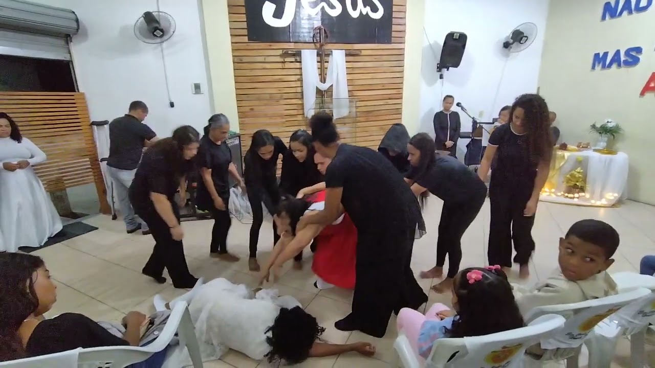 coreografia carne x espírito,Liberta me de mim. ministério Olaria de Jesus parque ecológico