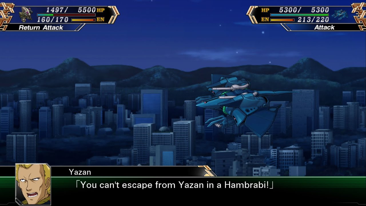 SRW V (4K) : Hambrabi All Attacks / Yazan Gable