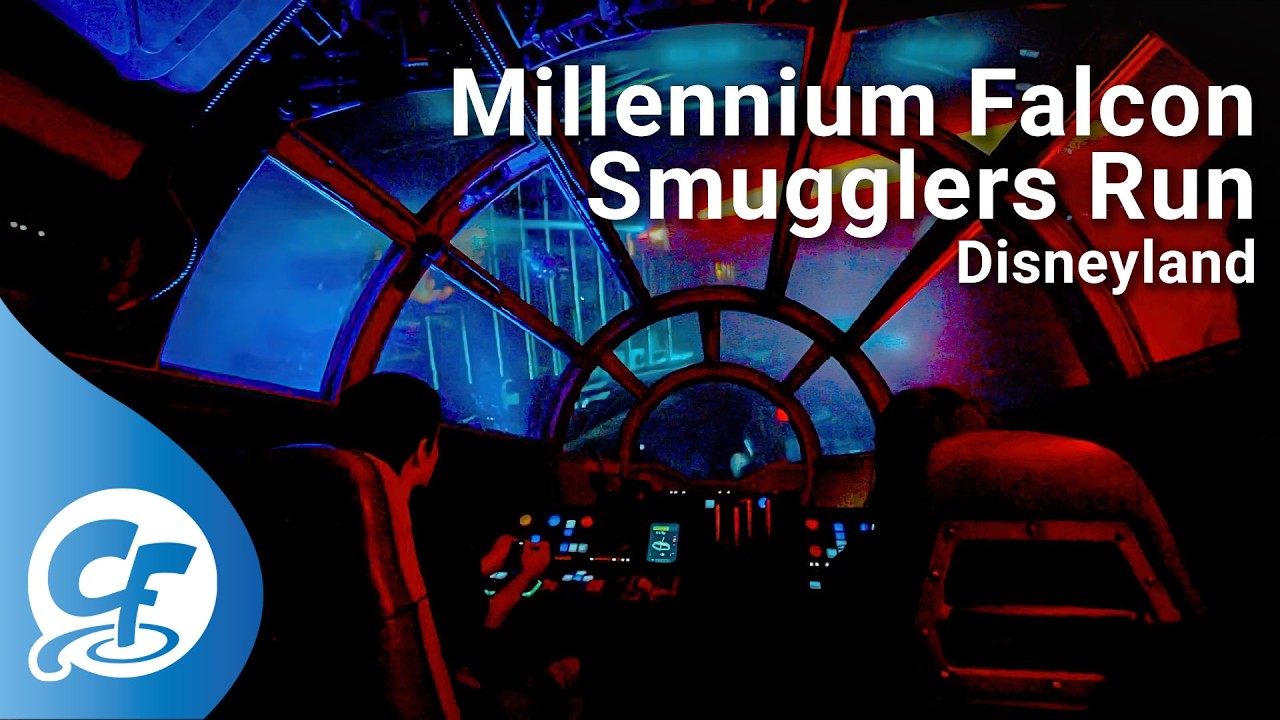 Millennium Falcon – Smugglers Run on-ride 4K POV @60fps Disneyland