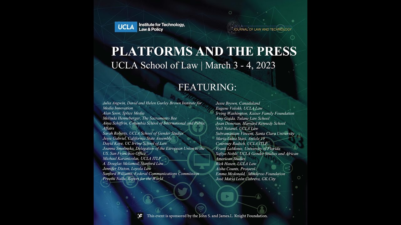 Platforms, Data, and the Information Ecosystem
