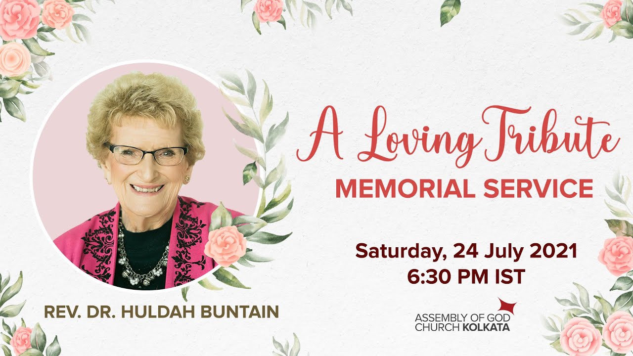 A Loving Tribute • Memorial Service • Rev. Dr. Huldah Buntain
