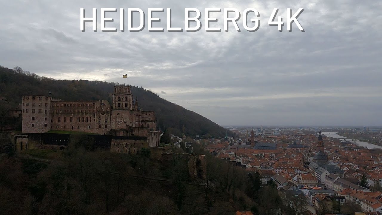 Heidelberg 4K - Old Town Walking Tour