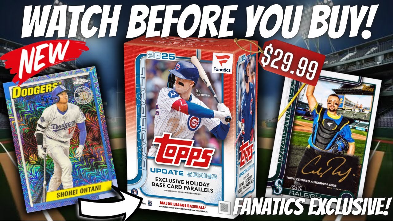 🚨НОВЫЙ РЕЛИЗ🚨ЭКСКЛЮЗИВНЫЕ БЛАСТЕРЫ FANATICS 2025 TOPPS ОБНОВЛЕНИЕ БЕЙСБОЛ! КАК ЛУЧШИЙ СПОСОБ КУПИ...