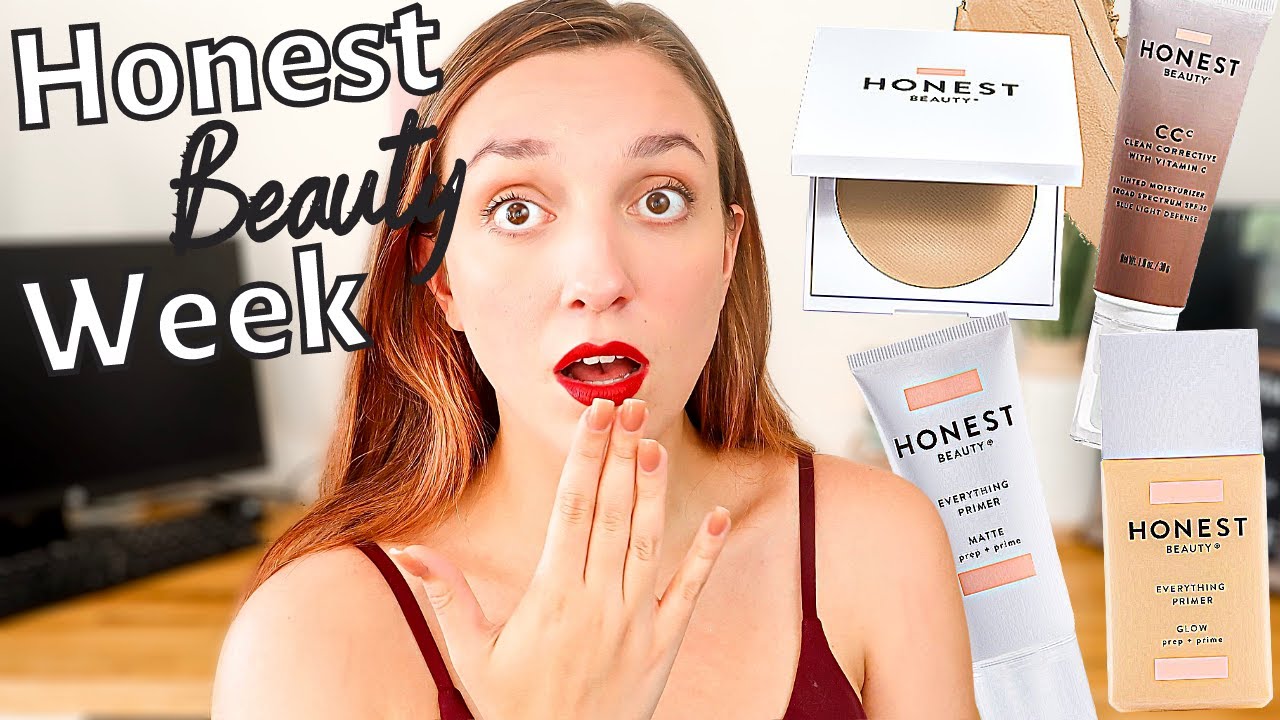 Honest Beauty Week: Face Products Review | Cream foundation, cc cream, primers and more...