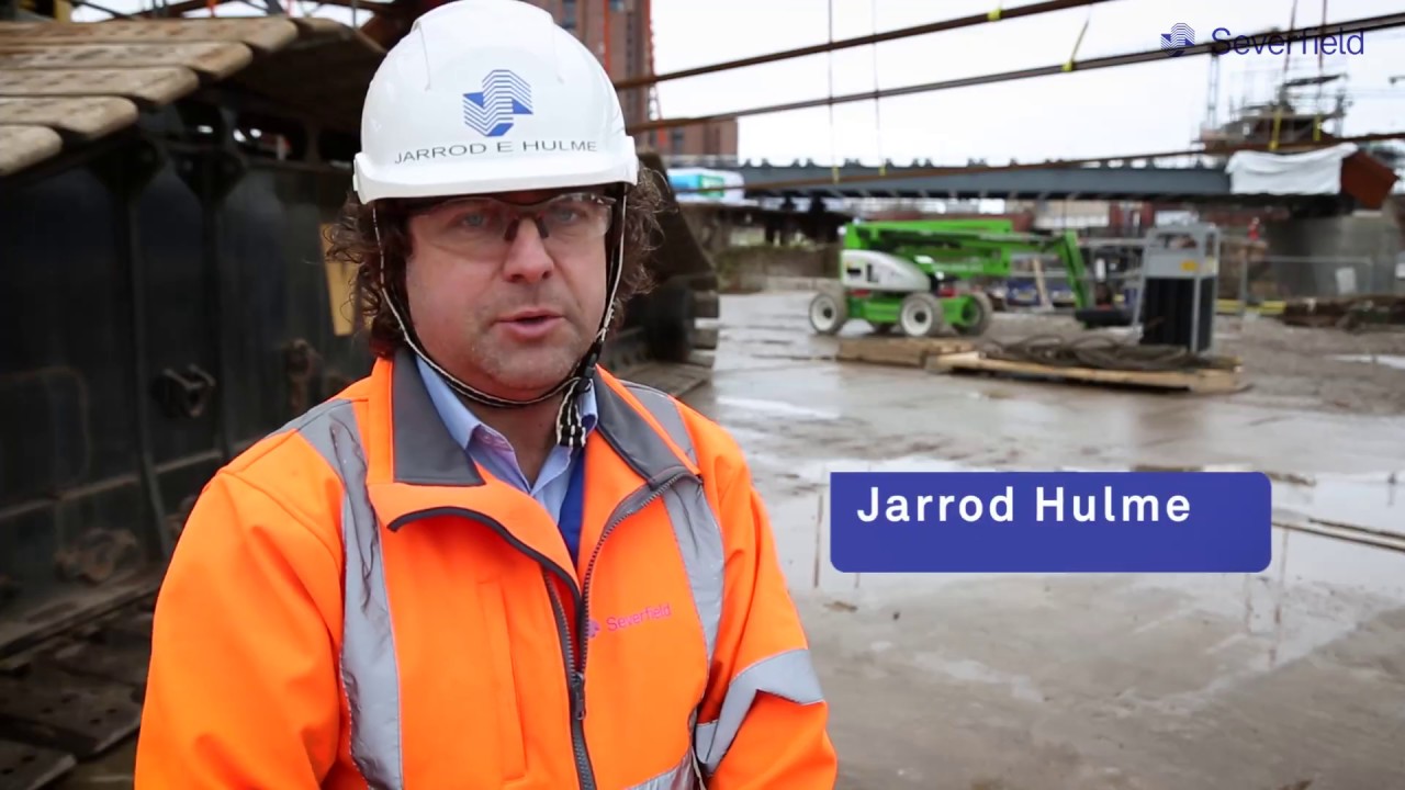 Severfield working on the Ordsall Chord Project