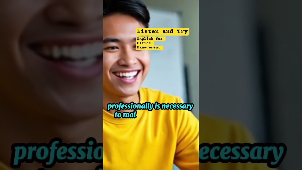 Listen and Try #englishforoffice