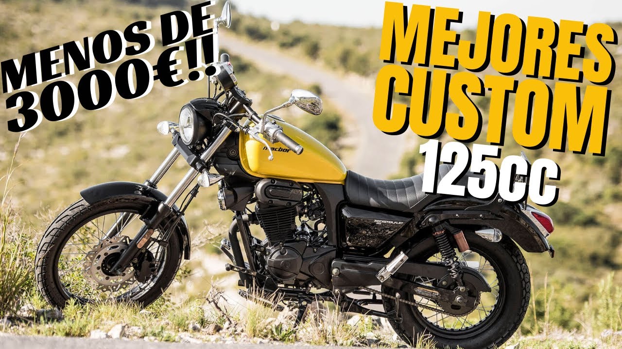Mejores motos CUSTOM 125cc: TOP marcas ACTUALES por menos de 3000€: Macbor, Keeway, UM y DAELIM