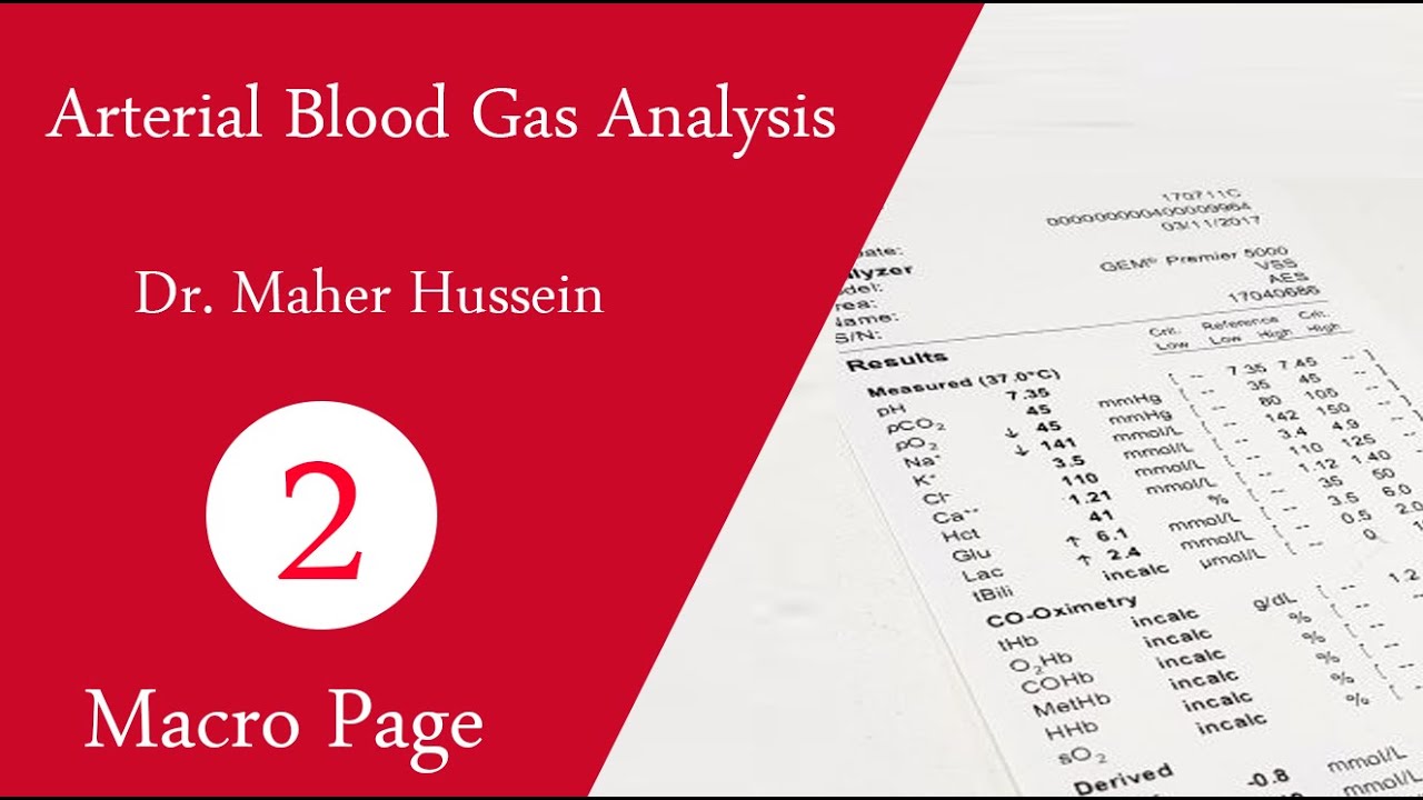 Arterial Blood Gas Analysis 