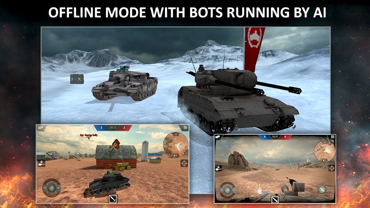 Tanktastic 3D tanks (by G.H.O.R Corporation) Android Gameplay [HD]