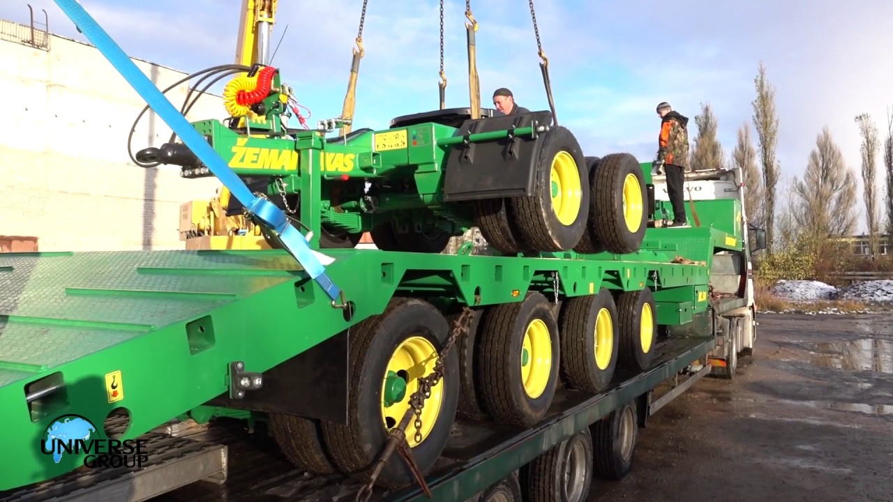 MUSTANG ML500. Tractor trailer &ndash; Lowbed &ndash; for extra heavy machinery transportation.
