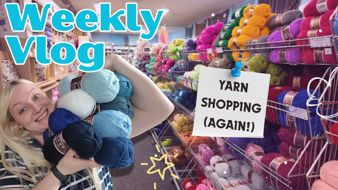 🧶 Yarn Shopping in the North West + 🧣 Bellatrix Shawl | 🛍️ Haul from Magic Loop & Black Sheep Wools
