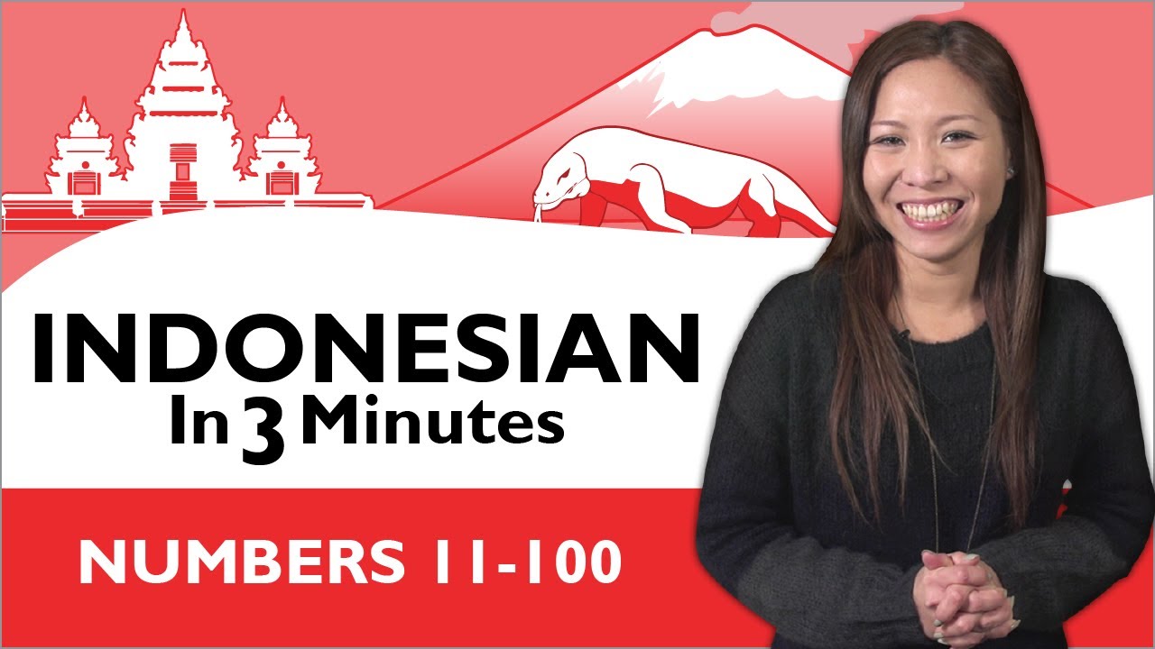Learn Indonesian - Indonesian in Three Minutes - Numbers 11-100
