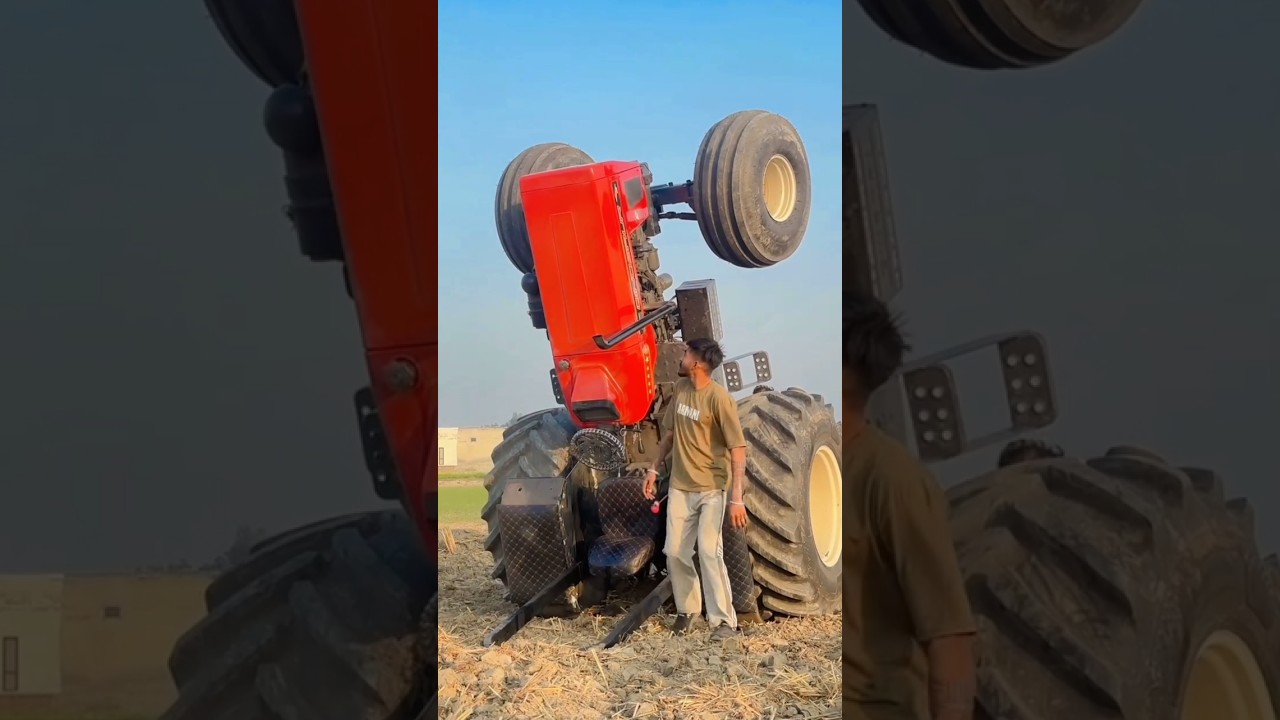 Swaraj Tractor Vs Road Roller Tochan Mukabla || #shorts