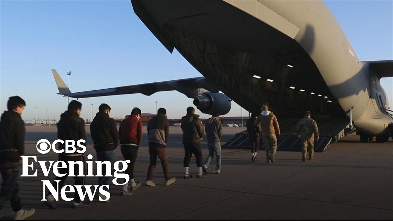 Trump begins flying undocumented immigrants out of U.S. aboard using military cargo planes