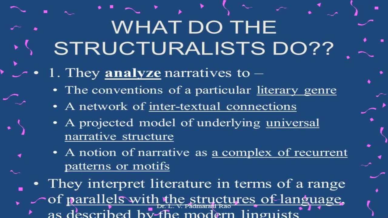 Structuralism 7  Conclusion