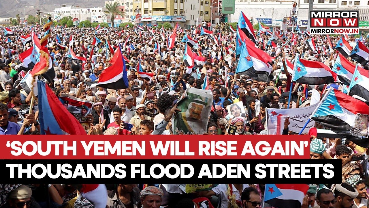 SOUTHERN YEMENIS PROTEST! Aden Streets Flooded As Thousands March To Demand Region's Independence