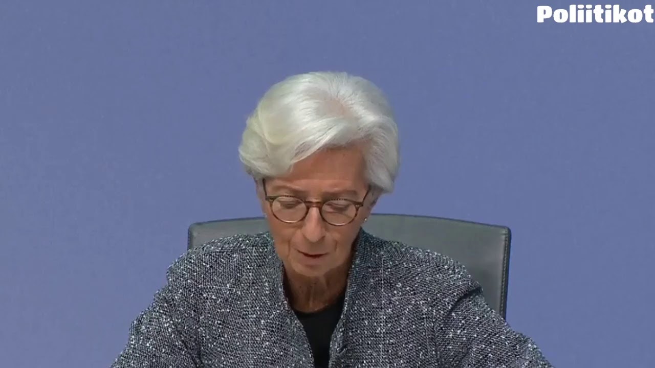 LIVE: EU keskuspankki Christine Lagarde