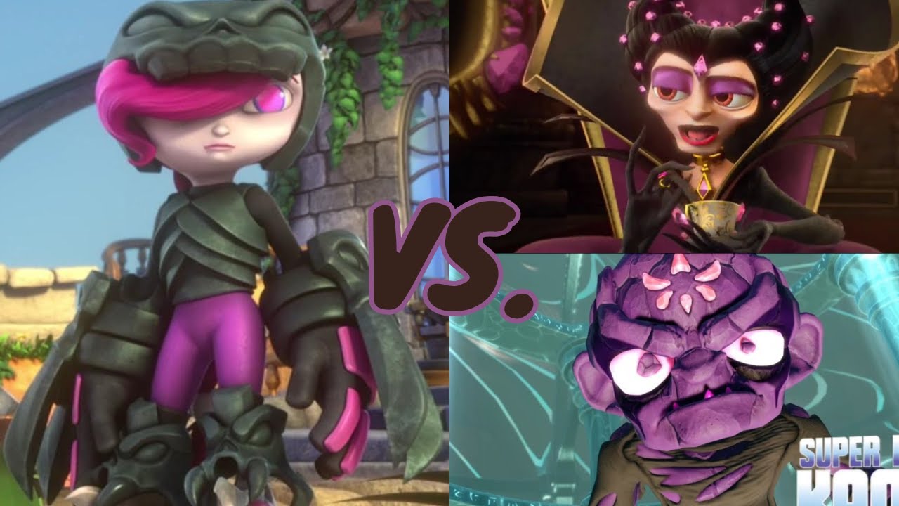 Roller Brawl VS. Kaos's Mom and Super Evil Kaos | Skylanders Swap Force