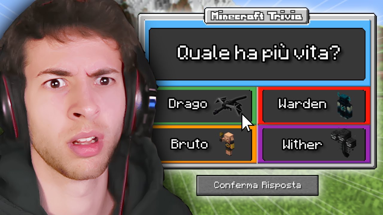 HO TRASFORMATO MINECRAFT IN UN QUIZ...