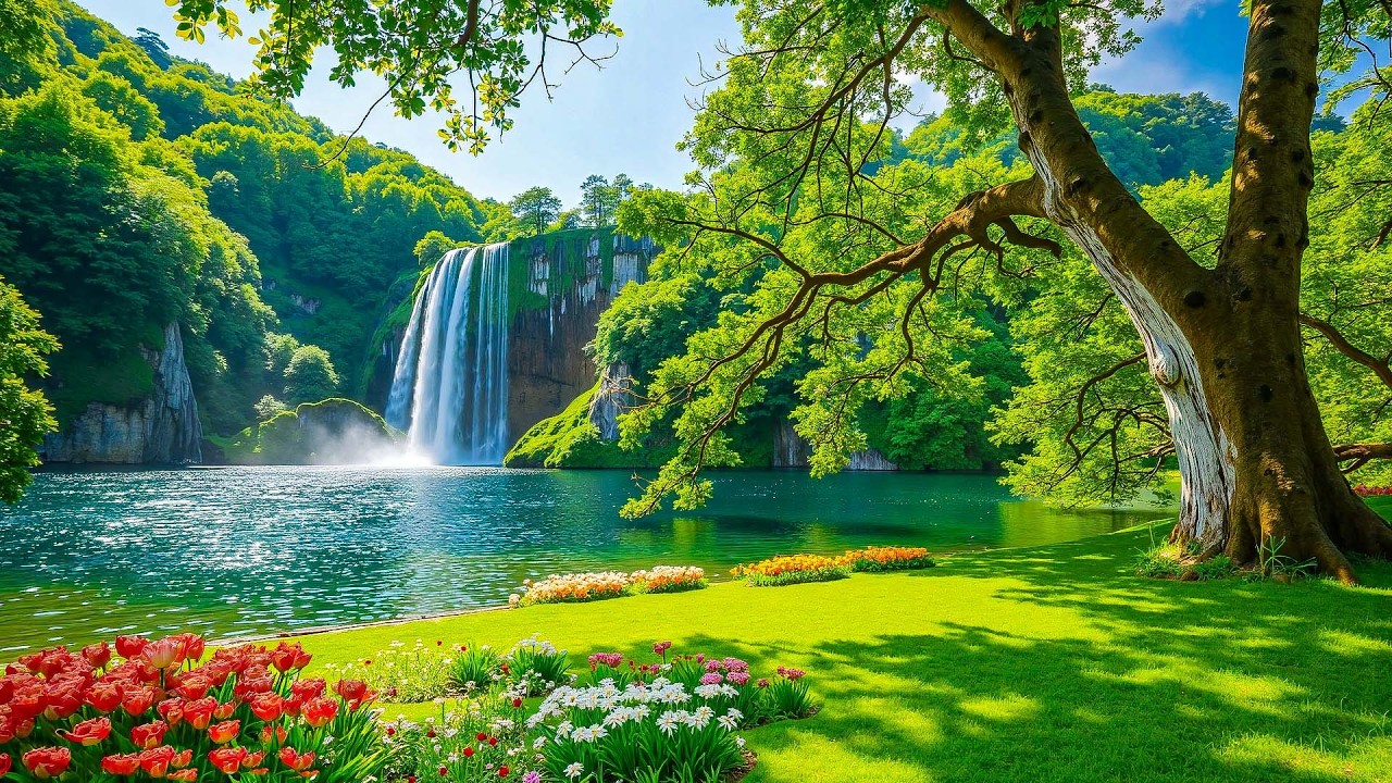 Целебная музыка для ума и нервной системы 🌿 Прекрасная расслабляющая музыка и природа