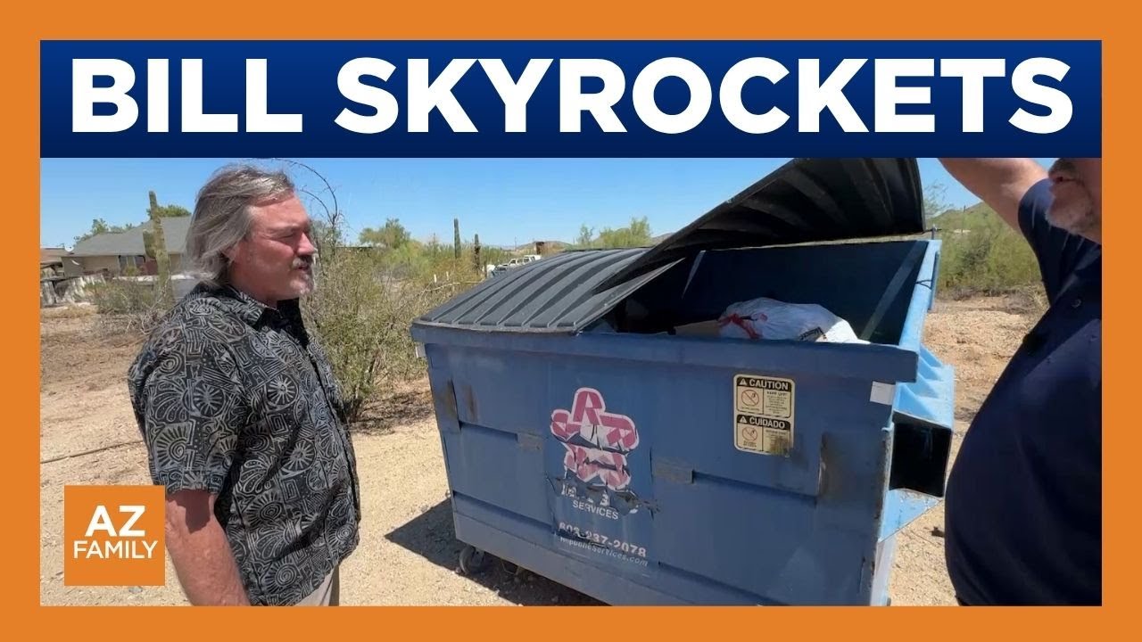 Phoenix-area man's trash bill triples but canceling is too pricey