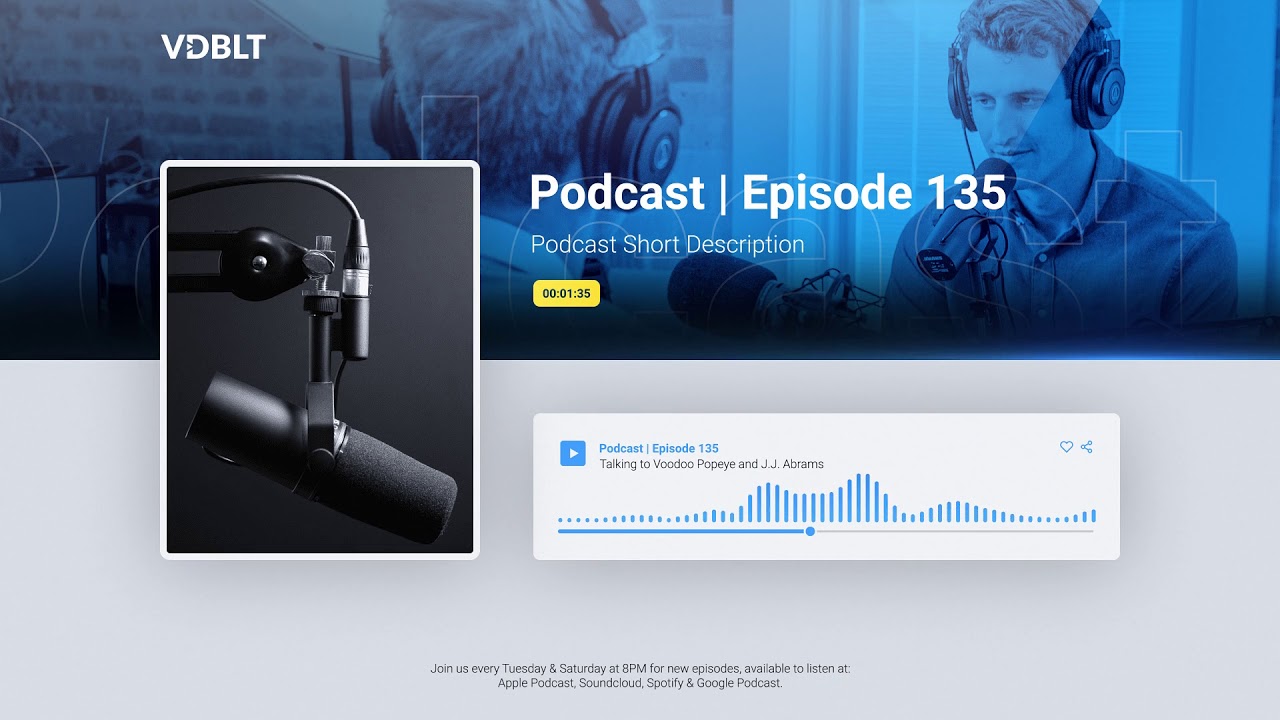 Clean Podcast Viz | Music Visualizer Templates | No After Effects | Videobolt.net Online Video Maker