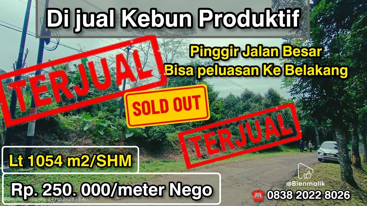  🌿 Dijual Kebun Produktif Strategis di Kiarapedes Purwakarta – Cocok Perkebunan, Villa & Investasi 🌿