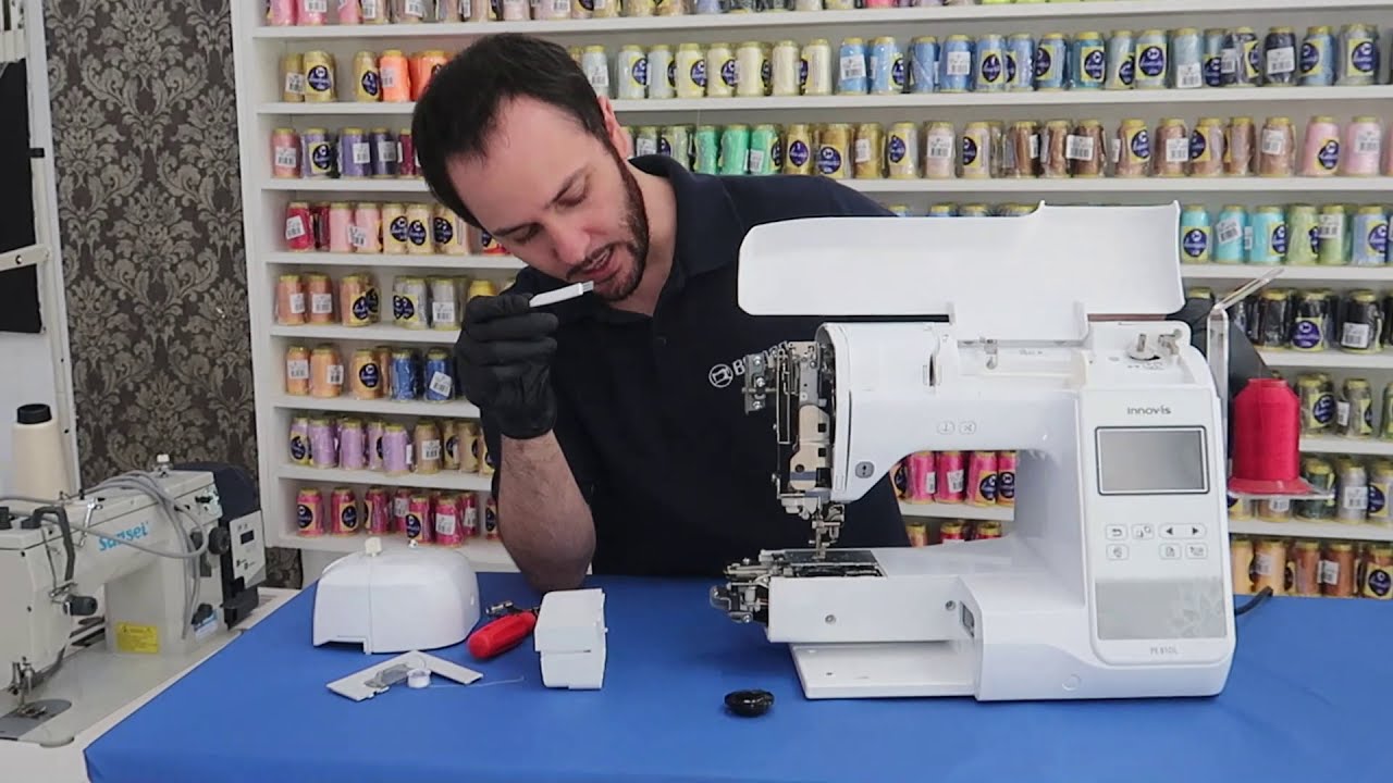 MAQUINA DE BORDADO COM BARULHO O QUE PODE SER?