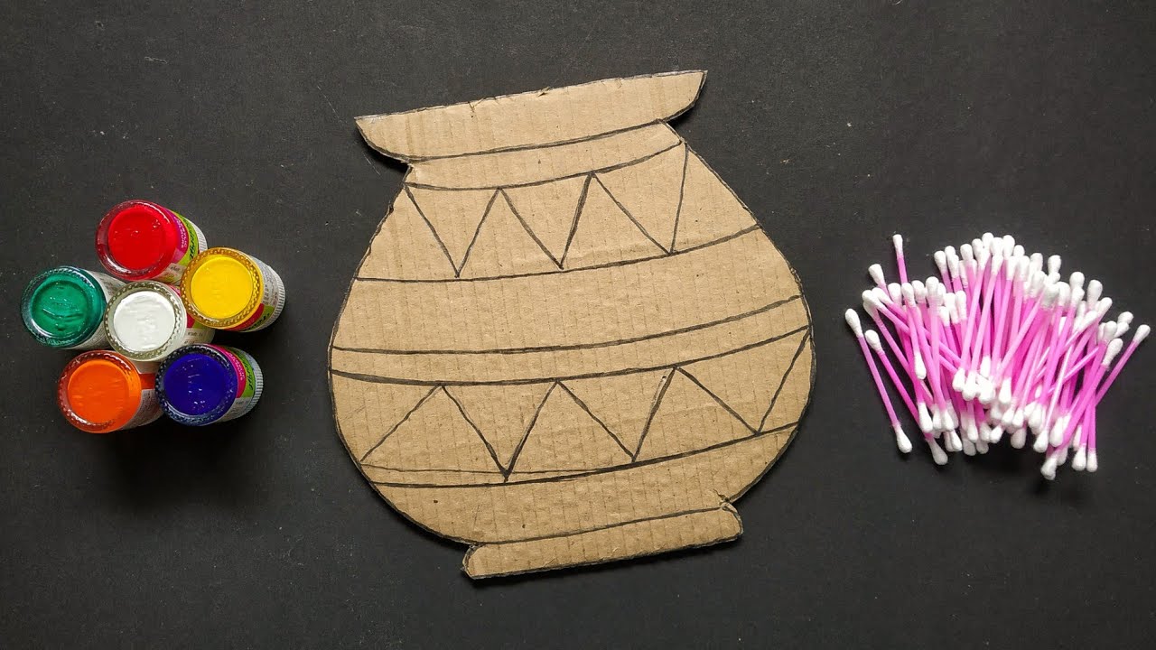Janmashtami Art And Craft By Cardboard | Janmashtami Special Craft Idea