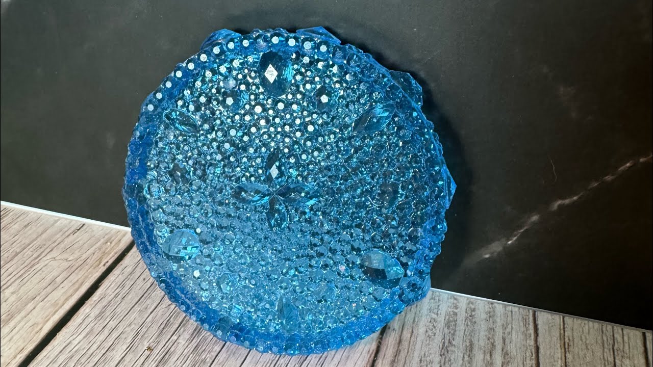 374- Today we are attempting to make a faceted coaster mold with bond craftor silicone & pouring it