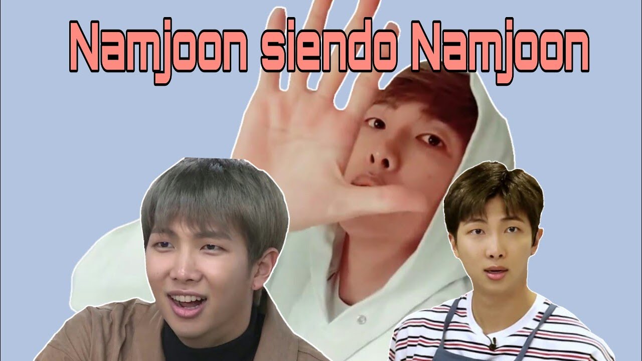 Namjoon siendo el ser más lindo y extra del mundo