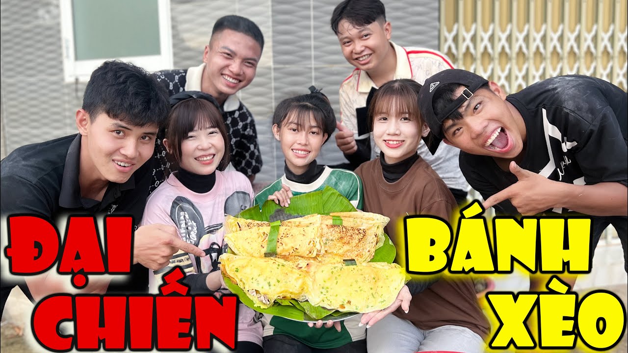 Hoàng Phúc TV | Lần Đầu Team Đổ Bánh Xèo - Ngon Dã Man