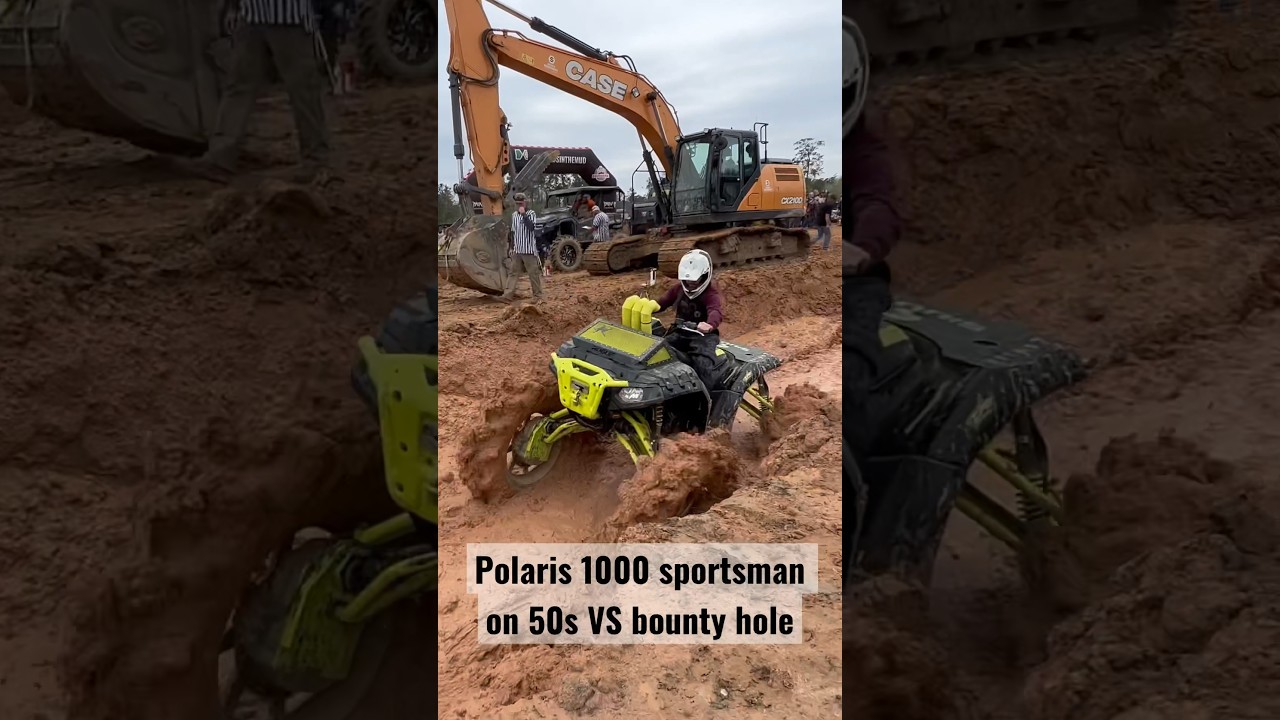 POLARIS HIGHLIFTER 1000 on 50&rsquo;s vs THIC TEXAS MUD 😳👀🔥