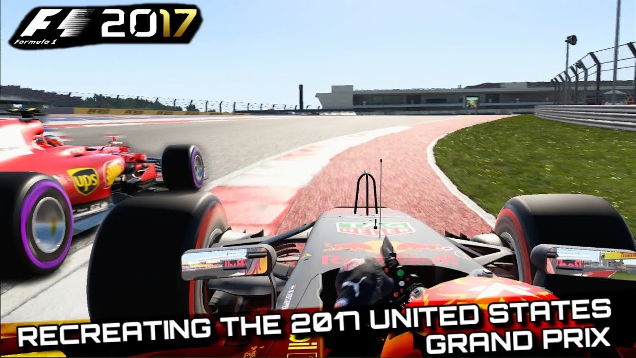 F1 2017 GAME: RECREATING THE 2017 UNITED STATES GP