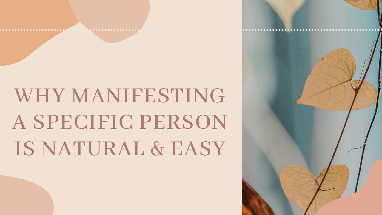 Why Manifesting A Specific Person Is Natural | Neville Goddard