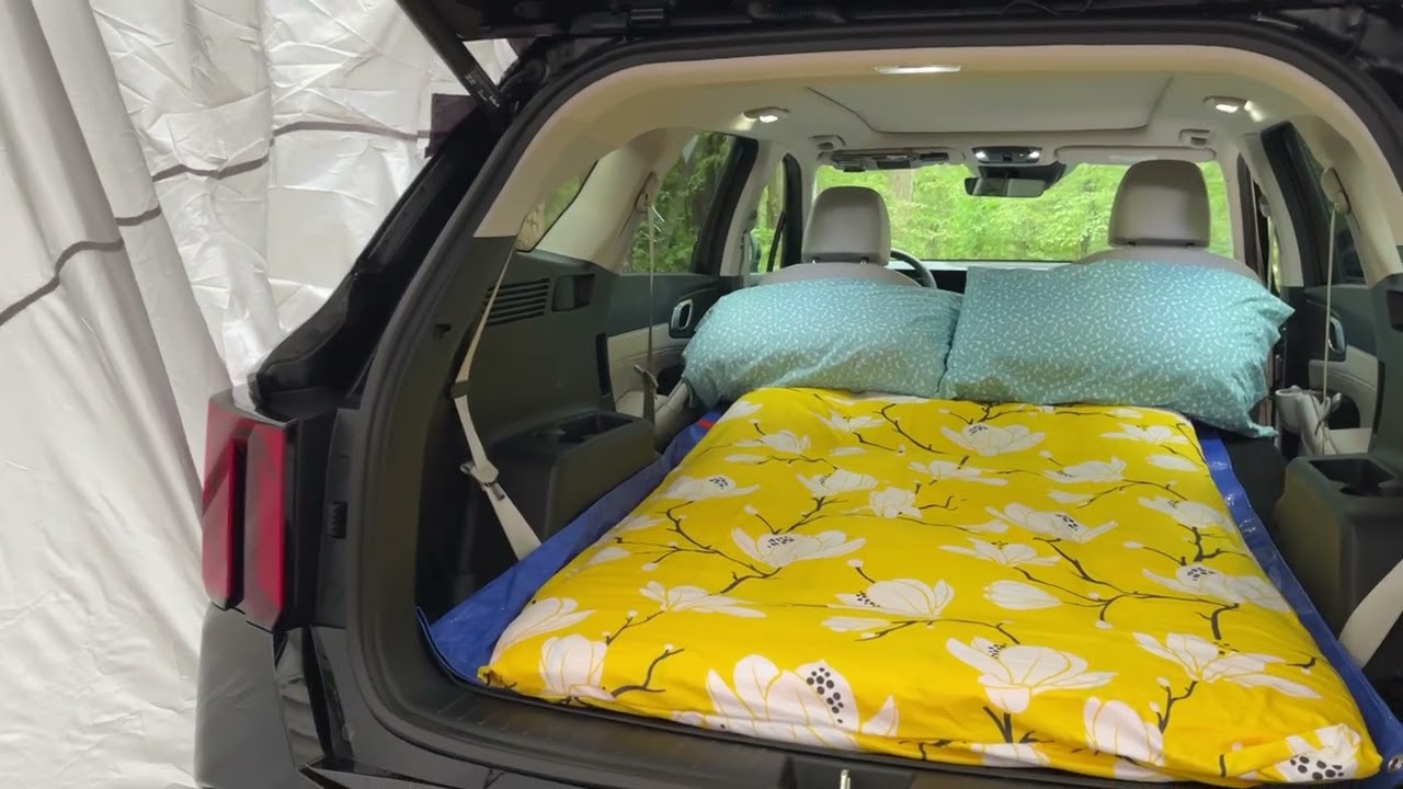 KIA SORENTO 2025 SUV TENT CAMPING ⛺️ FIRST EXPERIENCE  AT TUCKAHOE STATE PARK Sept 2025