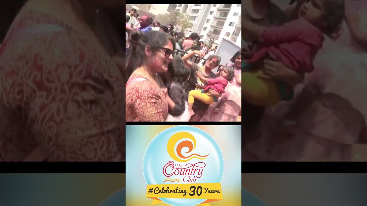 Country Club Celebrates Asia's Biggest Holi Bash 2023 #countryclub #holibash2023 #SHORTS
